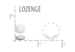 Zinc Lozenges (со вкусом цитрусовых и апельсина) 60 пастилок Life Extension