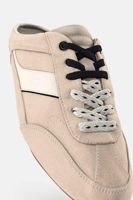 ZARA СПОРТИВНЫЕ КРОССОВКИ БЕЗ ЗАДНИКОВ, РЫЖЕВАТО-КОРИЧНЕВЫЙ