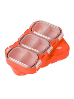 Коробка универсальная для мелочей Nisus 14x10x2.5 см, оранжевая