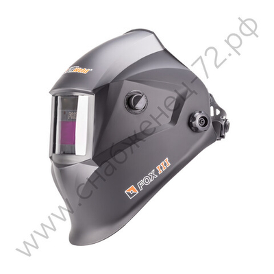 Маска сварщика FOX 3 черная (ф-р АСФ 4/9-13 с внеш. и внутр. рег.) без коробки