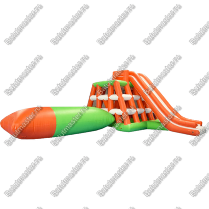 Катапульта Блоб с вышкой «Аква энергия» 12×3,5×4 м, блоб 6×2 м