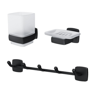 Набор аксессуаров для зоны красоты, черный AM.PM Gem AK90B1903B Черный