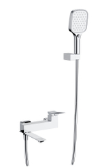 Смеситель однорычажный для ванны короткий, хром