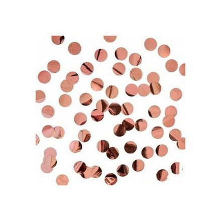 Конфетти "Круги роза голд" 1,5 см / 50 г