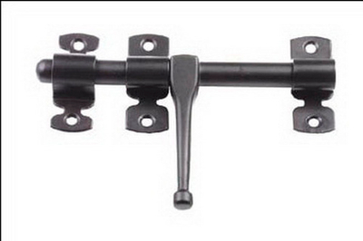 Задвижка AMIG 584-120 чёрная (10/50) (10616)