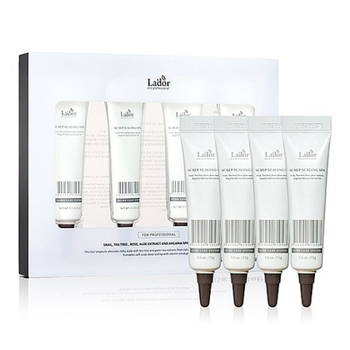 Lador Пилинг для кожи головы - Scalp scaling spa, 4*15г