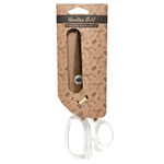 Ножницы портновские, 21 см, ручка прозрачная акриловая