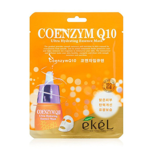 ЕКЕЛ/EKEL UltraHydratingEssence CoenzymQ10 Маска д/л 25мл ткан Коензим Q10 /Корея (270101)