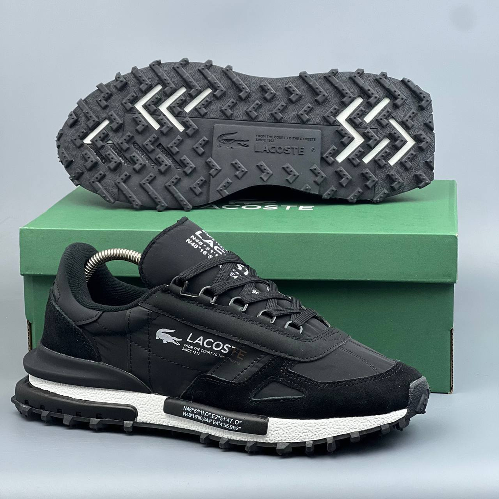 Кроссовки Lacoste elite-active #103 (черн.)