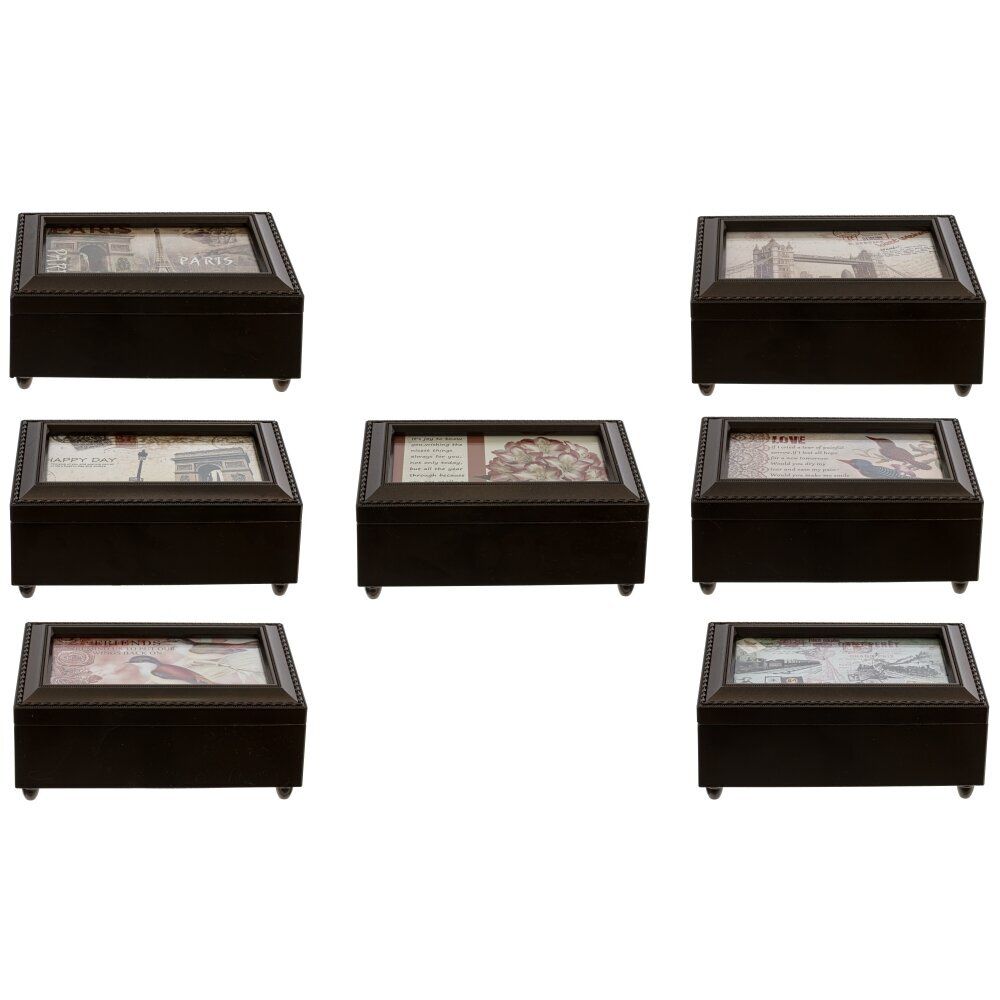 GAEM Шкатулка (музык.), L15 W9,5 H7 см, 8в.