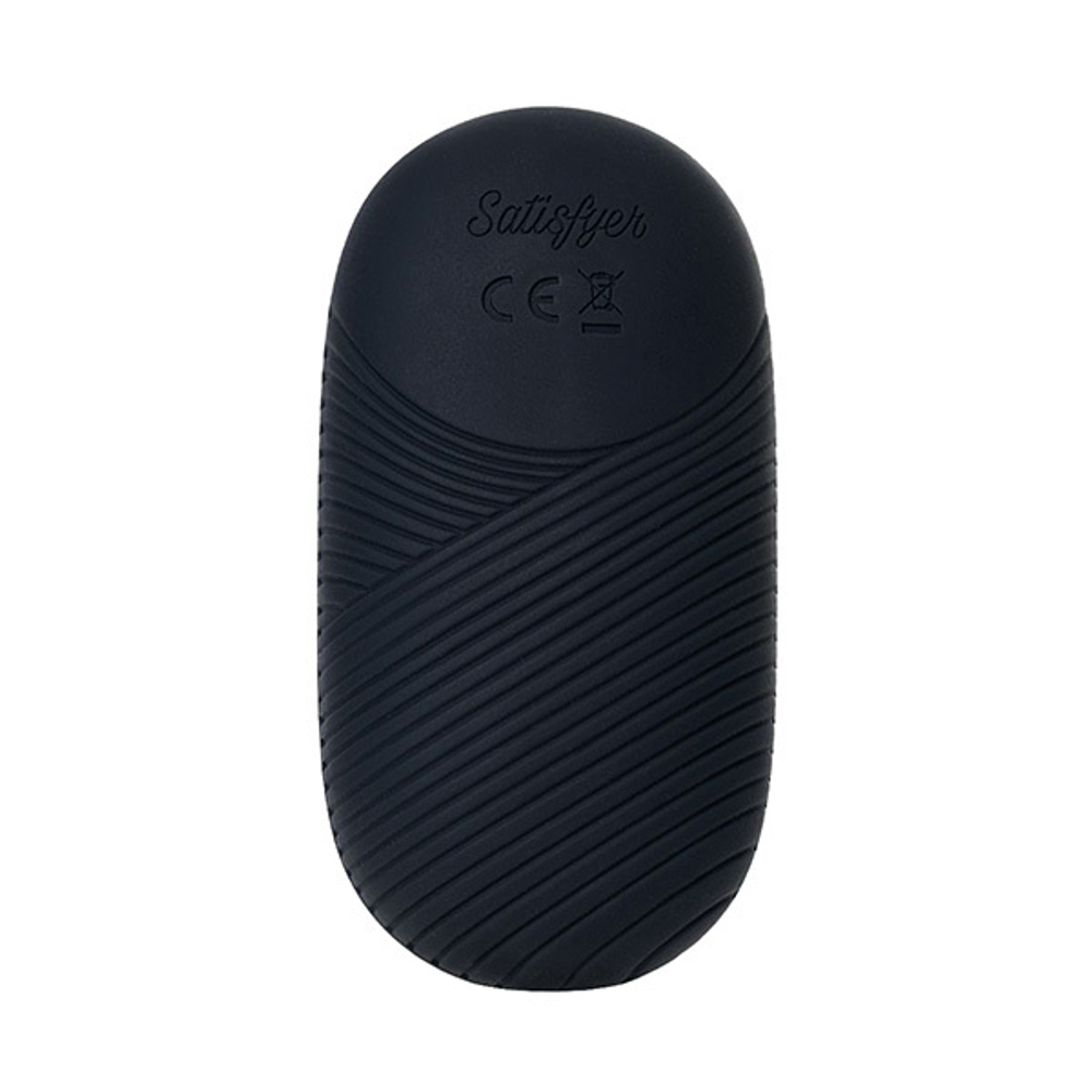 Черный вибромассажер 9,4см Satisfyer Dark Desire