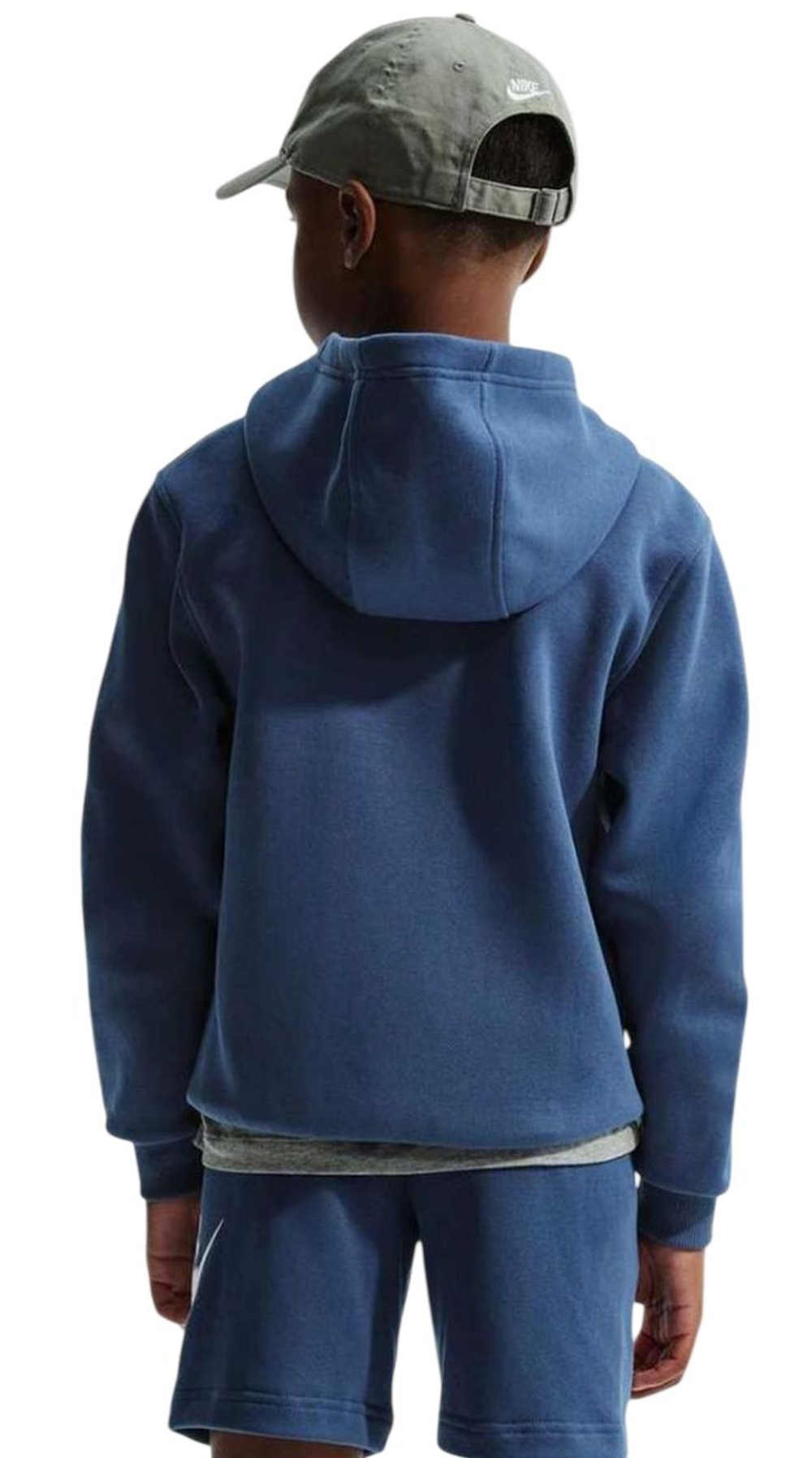 Детская теннисная толстовка Nike Kids Sportswear Club Fleece - mystic navy/white