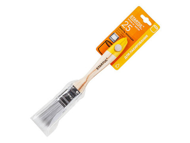 Кисть плоская 1"-25мм синтет. щетина (лаки) STARTUL MASTER