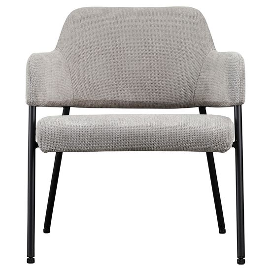 Кресло wendy, фактурный шенилл, серое