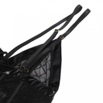 Сексуальный бэби-долл черный в клеточку с подвязками (размер M-L)