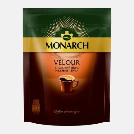 Кофе растворимый Monarch Velour натуральный 70г