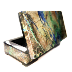 Шкатулка азуромалахит