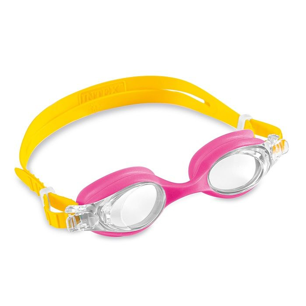 Очки для плавания Intex детские Kids Googles, 3-8 лет, 55694 розовые