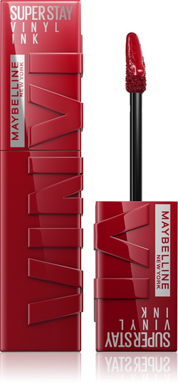 MAYBELLINE NEW YORK SuperStay Vinyl Ink - Долговременная помада в жидкой форме 10 LIPPY, 4 ml
