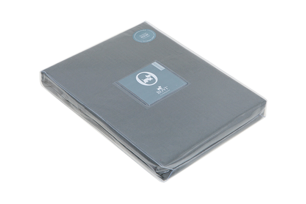 Пододеяльник 150х210 Bovi Soft Sateen серо-зеленый