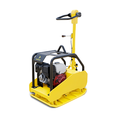 Виброплита реверсивная Vektor VPG-430HС бензиновая - [430 кг / 50 кН / Honda GX390]