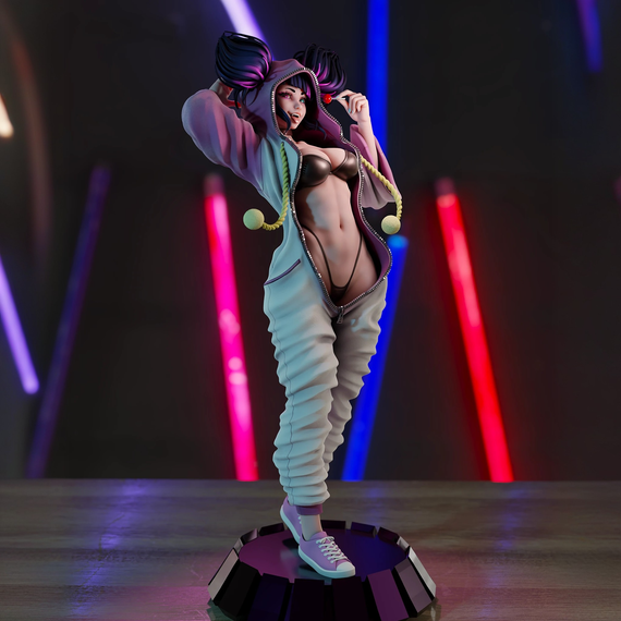 Juri topless - Street Fighter