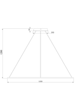 Подвесной светодиодный светильник,  70Вт