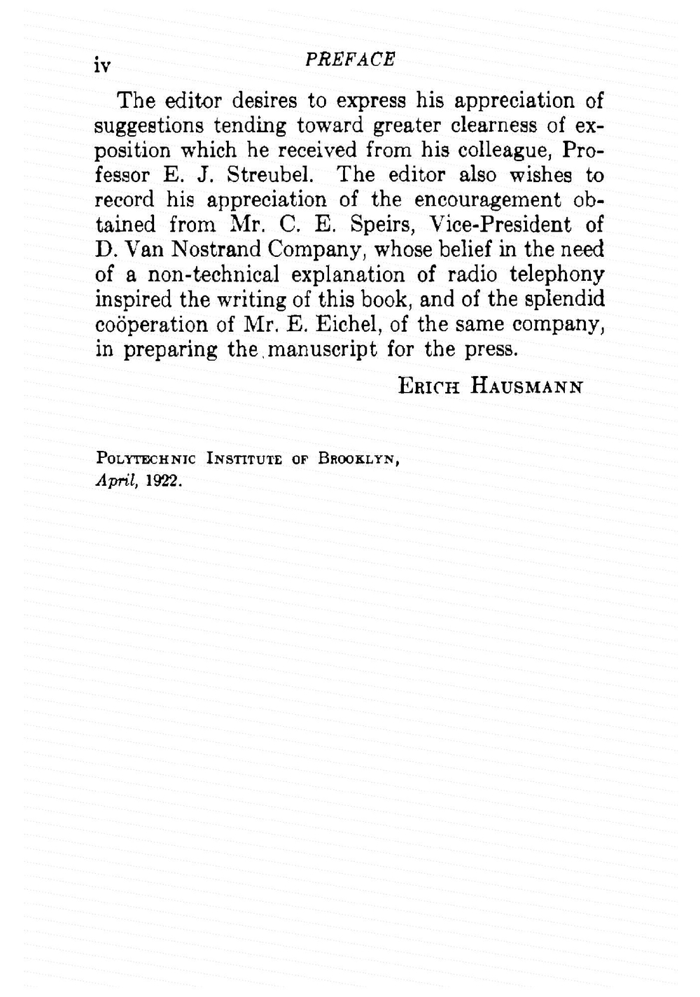 Radio phone receiving; a practical book for everybody | Erich Hausmann