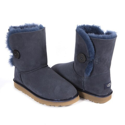 Угги Bailey Button Short II Metallic Navy