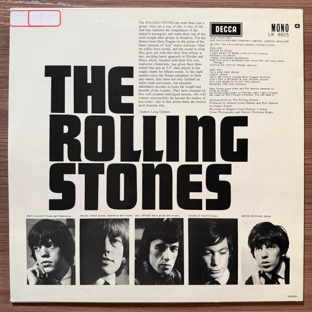 The Rolling Stones ‎– The Rolling Stones (Скандинавия 1981г.) Т