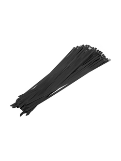 Стальные хомуты-стяжки Gigant нерж. с полимерным покрытием 7,9x400мм 100шт. 123951