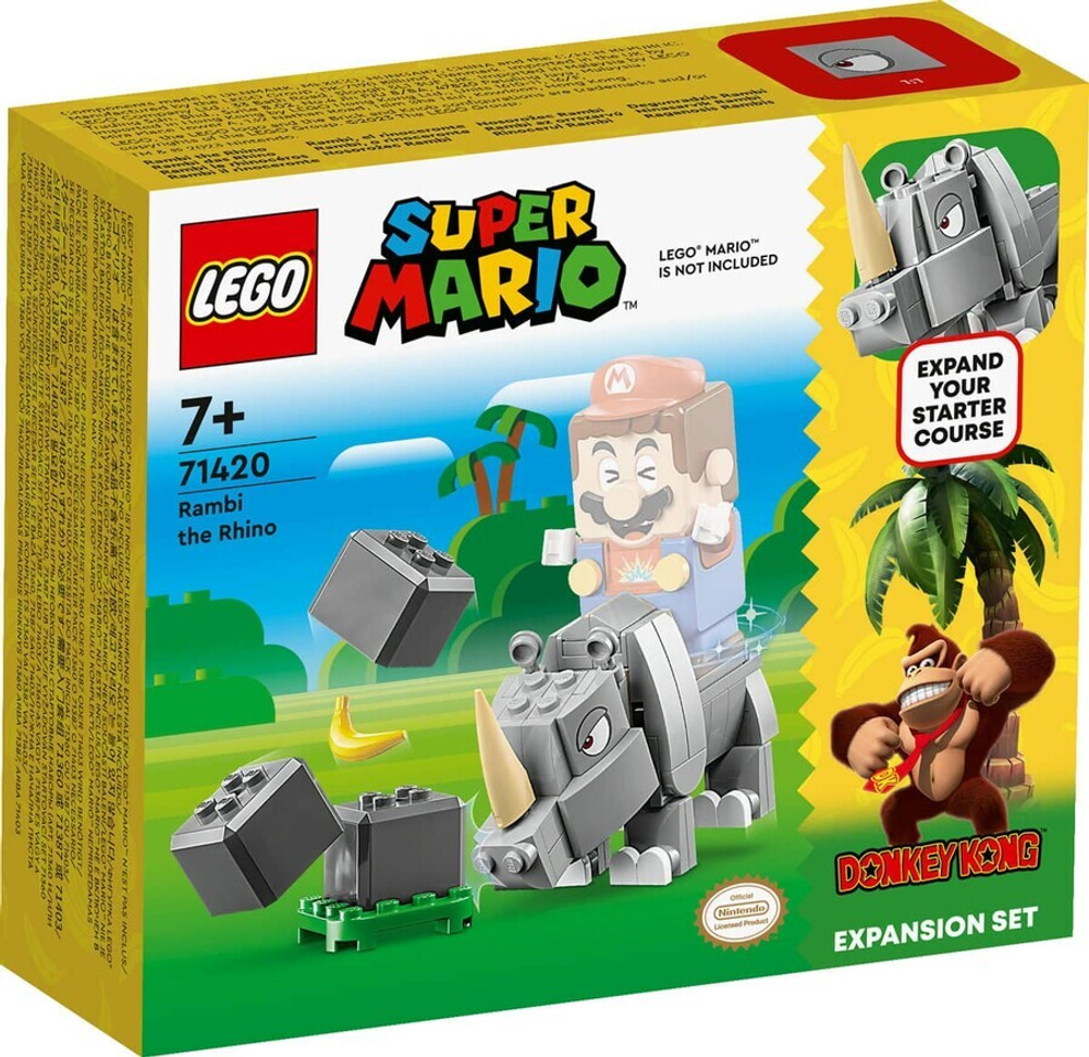 Конструктор LEGO Super Mario 71420 Носорог Рэмби