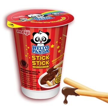 Палочки Meiji Hello Panda с шоколадной начинкой, 20 г (Индонезия)