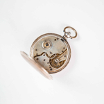 Карманные серебряные часы с парусником «A G R»