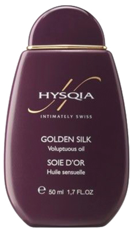 Hysqia Golden Silk Voluptuous Oil Масло для тела "Золотой шелк" с золотистым чехлом, 50 мл