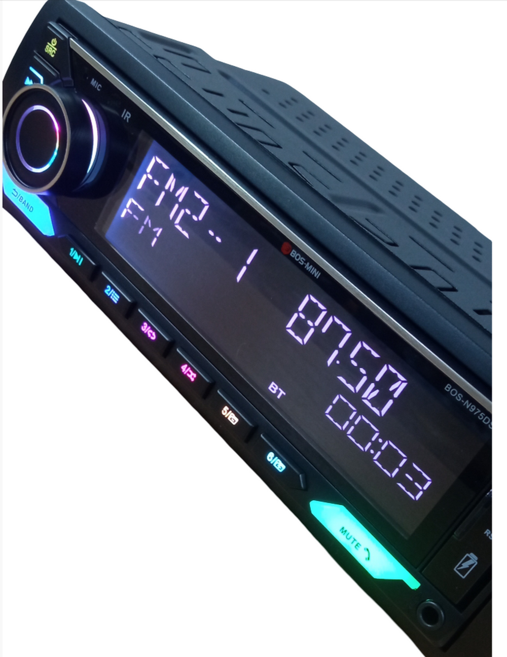 Автомагнитола FM/BT/USB/TFplayer 80W DSP BOS-MINI BOS-N975DSP