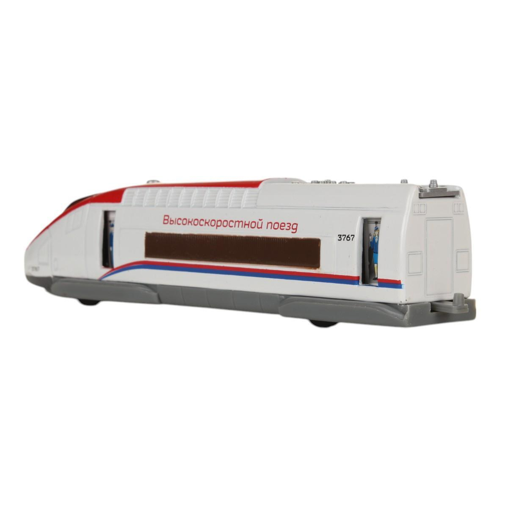 Модель ин. мет. "Поезд скоростной" 18,5см, свет+звук, открыв. двери в коробка (Технопарк)