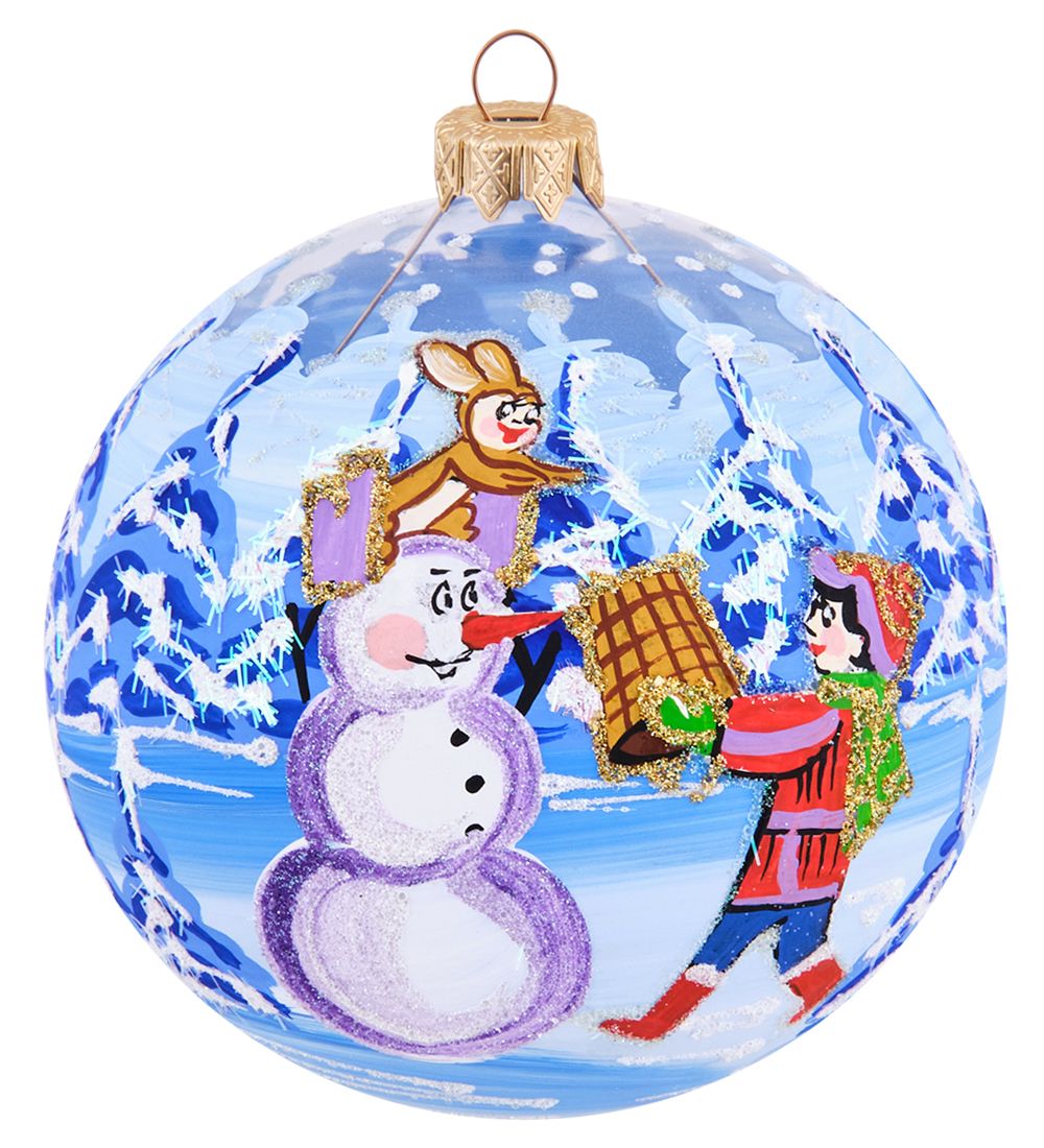 Элита НФШ-1675 Ел.украшение Шар «Весёлые друзья» 100 мм