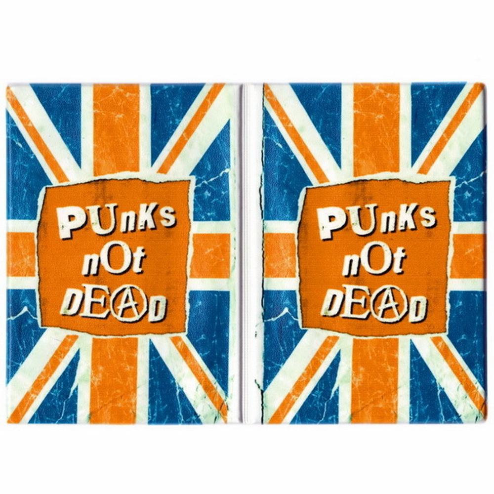 Обложка для паспорта Punks Not Dead