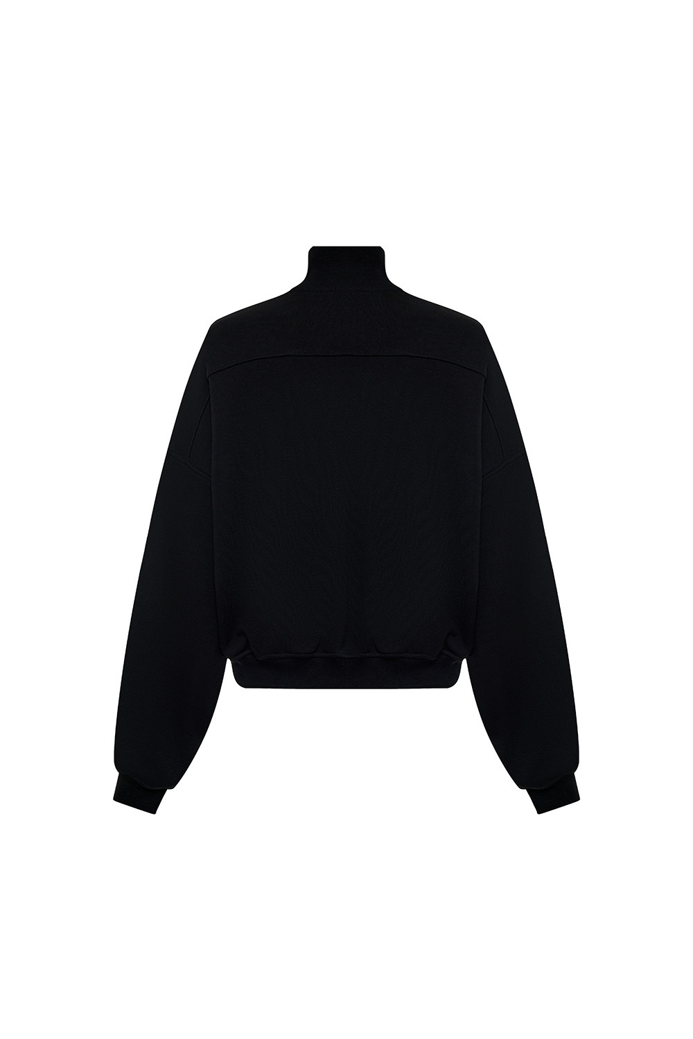 Олимпийка с рельефными швами Чёрный