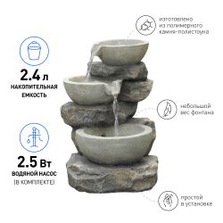 GWXF02930 GREEN APPLE Фонтан садовый Чаша