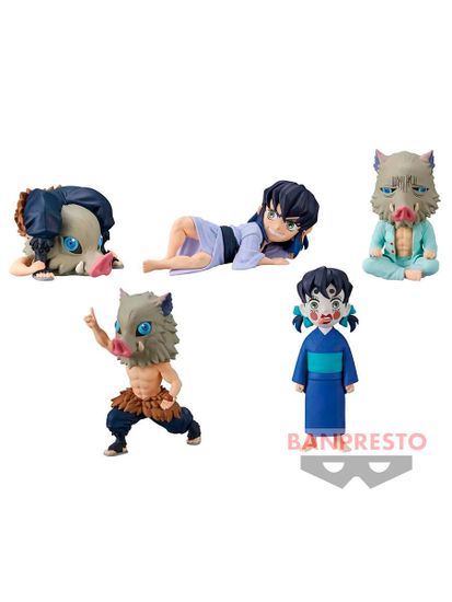 Фигурка Аниме Клинок рассекающий демонов WCF Inosuke 7см 1шт.