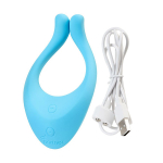 Голубой многофункциональный стимулятор 13см для пар Satisfyer Endless Love