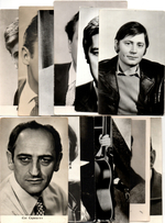 №97 Открытки Артисты и актёры СССР 1960–1970-е г. 25 штук. Чёрно-белые, чистые, без повторов