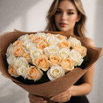 Композиция из роз "Meeting with you"