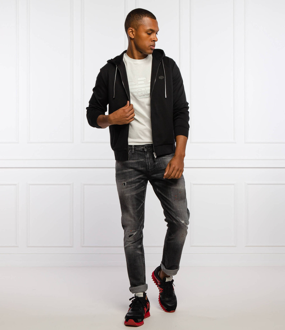 Худи Emporio Armani - черный(8N1MG0 1JBTZ)