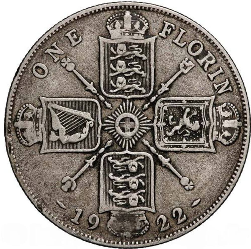 United Kingdom 1 Florin 1922 – King George V