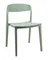 Стул Moris пластик серо-зеленый