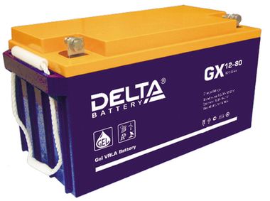 Аккумуляторы Delta GX 12-80 - фото 1