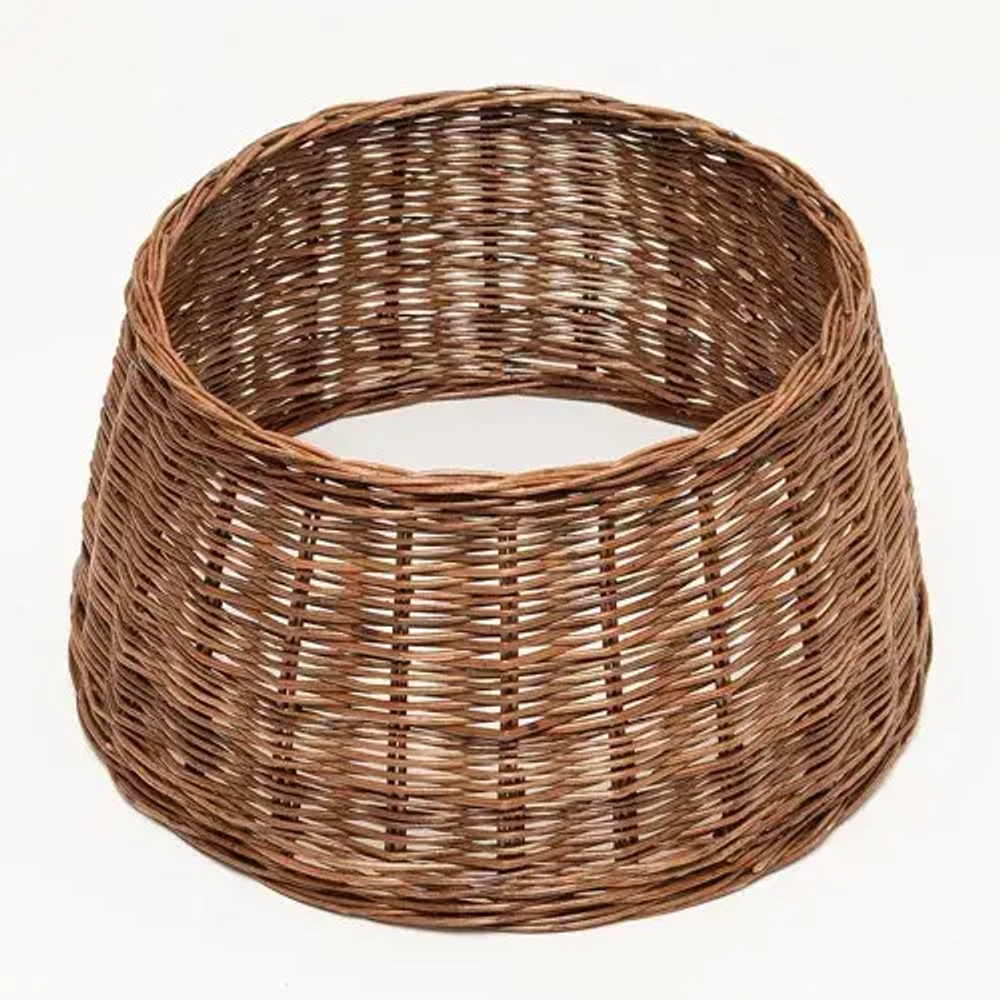 Корзина для декорирования основания елки 105*30 см., коричневая, натуральная, ЕлкиТорг (105-227)